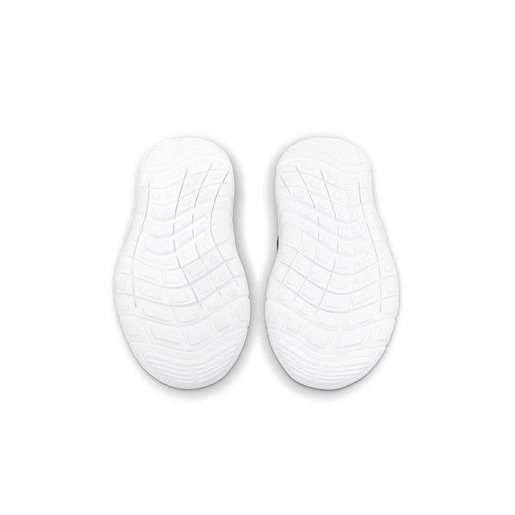Nike Free RN 2021 Low top Running Shoes Black White Infant And Toddler CZ3997-001