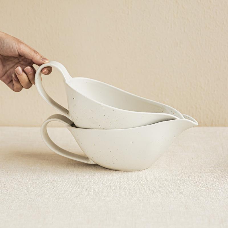 Ceramic Kettle Japanese Sesame Glaze Teapot Household Cold Kettle Restaurant Drinking Water Set Pot Large Capacity Pointed Mouth Pot