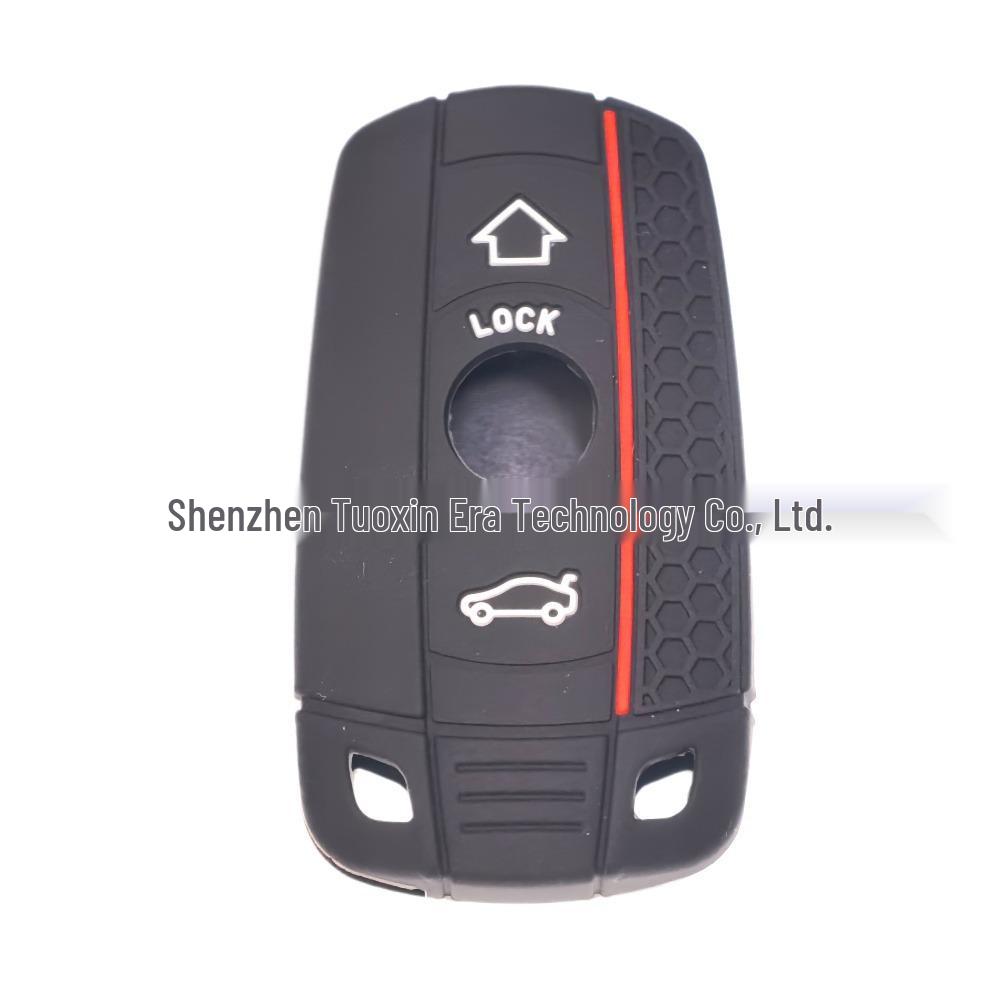 BMW 2-Button Remote Silicone Key Case with Honeycomb Design for 3 & 5 Series/X5