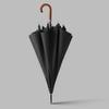 TianXiuMei Retro Solid Wood Handle Golf Umbrella