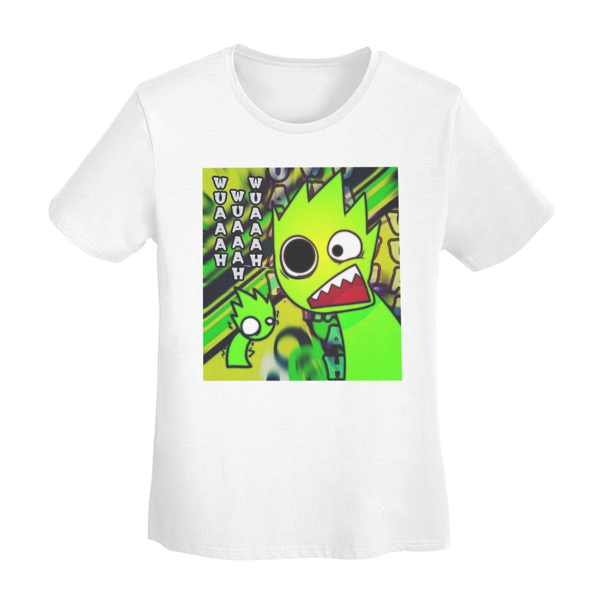 

Sprunki Cartoon Incredibox Game TShirt WOMEN Short Sleeve T Shirts Round Neck Clothing Cotton Summer Tees Streetwear S