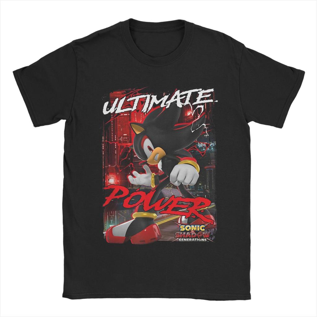 Sonices T-Shirt Men Women Anime Game Leisure Pure Cotton Tee Shirt O Neck Short Sleeve T Shirts Original Clothing
