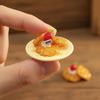 1 Piece 1/12 Scale Mini Waffle Soufflé Toy Model, Dollhouse Accessory, Miniature Afternoon Tea Dessert Ornament