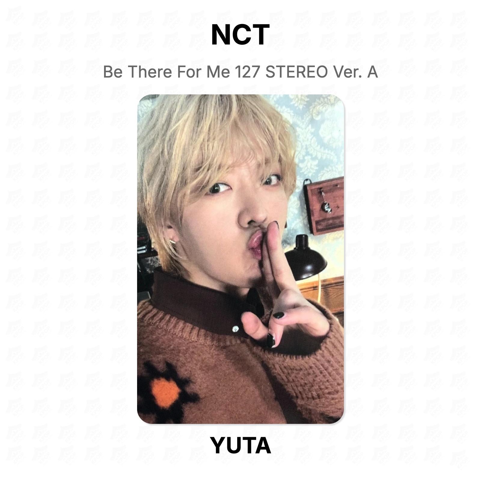 NCT Be There For Me 127 СТЕРЕО Вер. Официальная фотокарточка YUTA