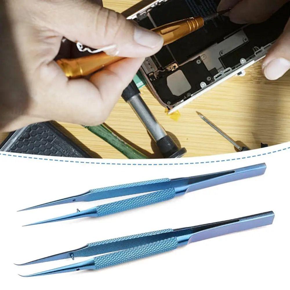 Precision Fingerprint Flying Wire Tweezers 140mm Precision Tweezers Maintenance Tool