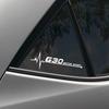 2PCS Car Side Window Sticker Vinyl Decal Accessories For BMW G30 G20 G11 G01 G12 G02 G05 G06 G07 G08 G14 G15 G16 G21 G31 G32 G38
