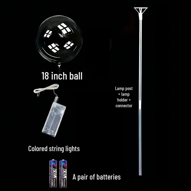 Glowing Bobo Balloon - Transparent LED Light-Up Balloon for Kids' Toys and Wedding Decorations