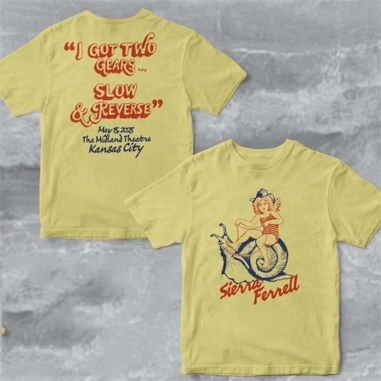 Sierra Ferrell Kansas City Theatre Slow  Reverse 2 Sides S to 5XL Shirt SN536 XXXL