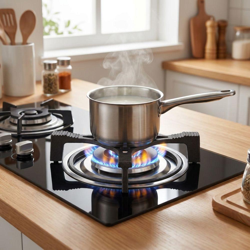 Anti-skid Gas Stove Stand 4 Claws Anti-corrosive Cast Iron Gas Stove Bracket Rust Proof Stable Wok Support Ring Kitchen Use