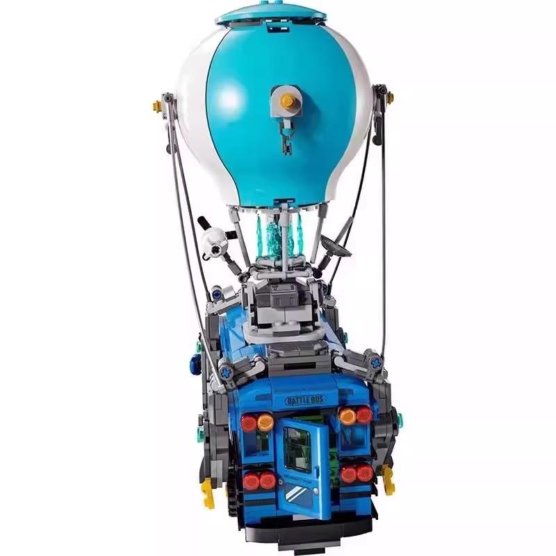 Kompatibilní s Fortnite Battle Bus stavební bloky hračka kreativní dárkový model pro chlapce a dívky děti vzdělávací hračka