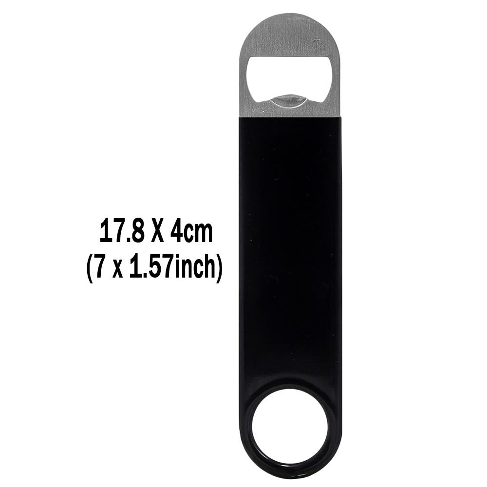 Barmen Şişe Açacağı, Bira Şişesi Açacakları, Hızlı Açacaklar, Kauçuk Kaplı Paslanmaz Çelik 7 inç