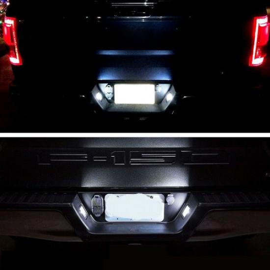 For 2015-21 Ford F-150 Bright White LED Tag License Plate Light Bulbs Bright EOA