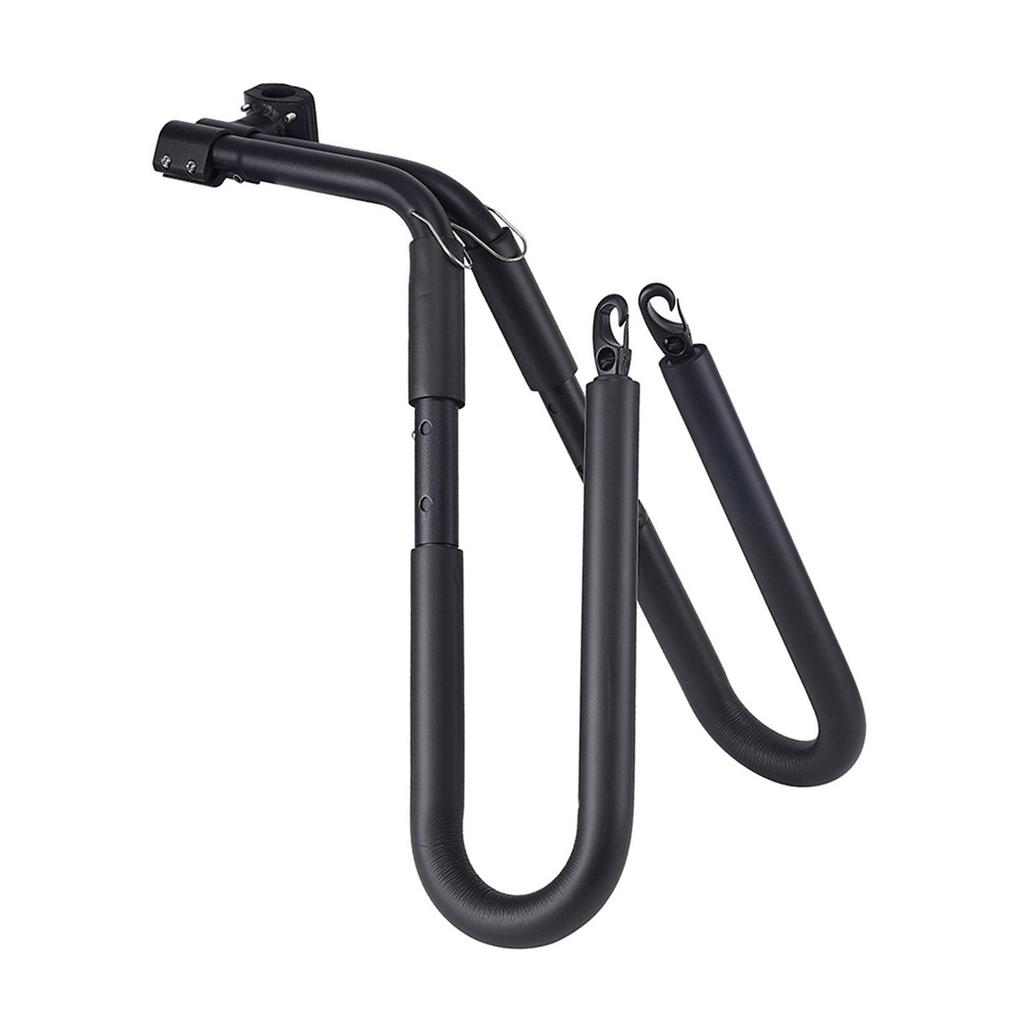 Outdoor Sports Bike Surfboard Rack Aluminum Black Rust Resistant Bracket for Surfing Beach Riders