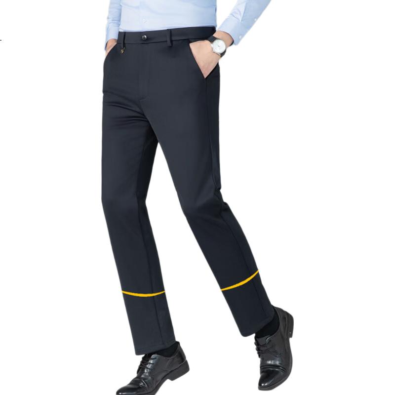 TUCANO Men's Casual Pants Spring Autumn Fashion Versatile Business Straight Wrinkle-Resistant Slim Trousers