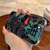 Samurai Ghost Hannya Ukiyo-E Mask Tattoo Case For Apple iPhone 17 16 15 14 13 12 11 Pro Max 16 Plus 16E 17Air 17Pro Phone Covers