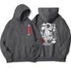 2025 Popular 3D Printed Harajuku Long Men's High-quality Casual Loose Sportswear Fashionable and Handsome Hooded Sweatshirt