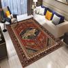 Retro Persian Style Deer Animal Carpet Living Room Sofa Bedroom Kitchen Entrance Door Mat Non-Slip Home Decoration Rug