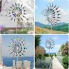 1 Piece of Metal Powered Windmill - Outdoor Garden Decoration, No Battery Required, Creative Lawn Art Rotator