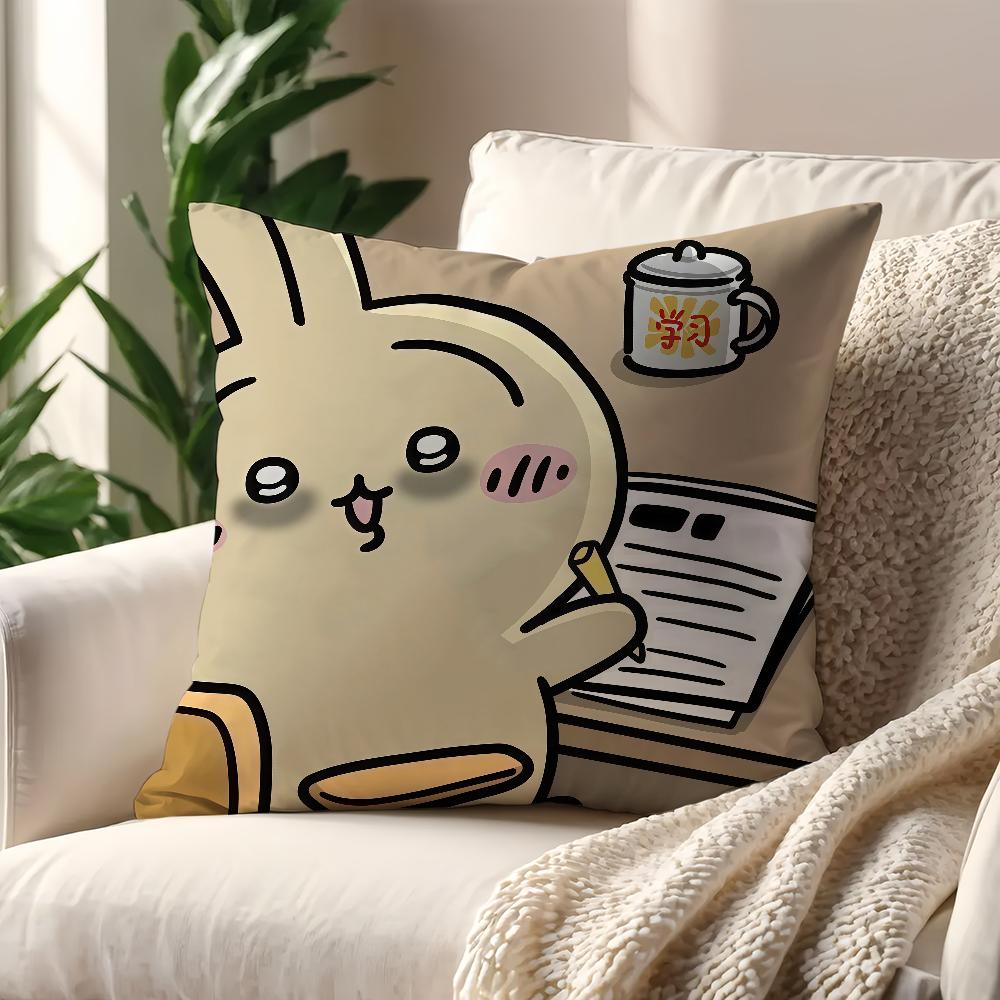 Cute CChiikawaS Kawaii cushion cover For Pillow Printing Sofa Decoration Home Car Room Coffee Shop Office Nordic Simplicity