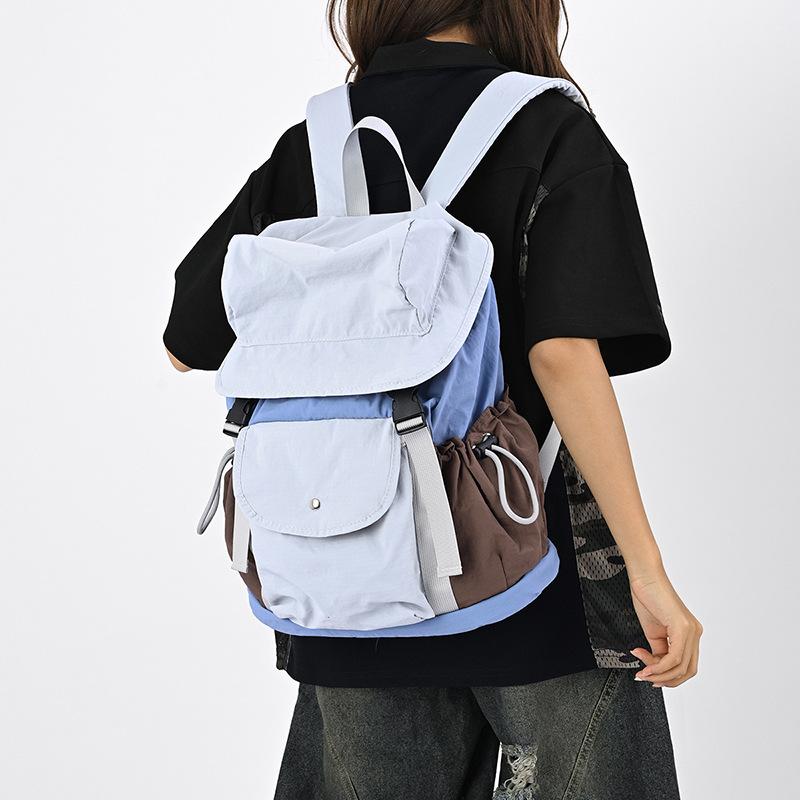 

Универсальная сумка-рюкзак большой вместимости, женская, для отдыха, спортивная, легкая, тканевая, студенческая сумка для занятий