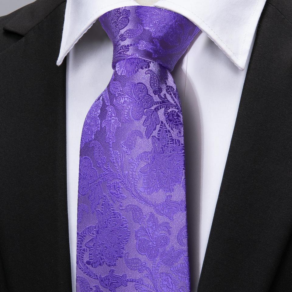 Gravata Extra Longa Towergem 160cm - Floral Jacquard Em Microfibra