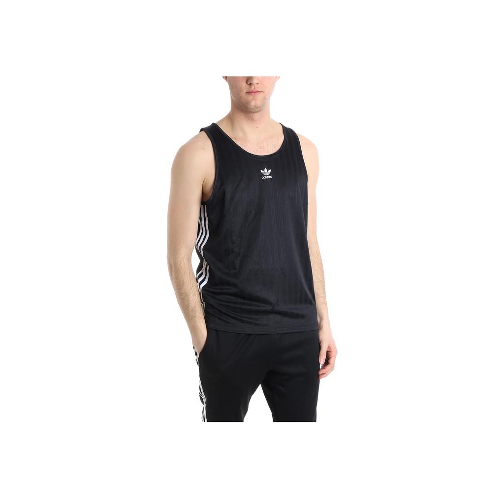 Adidas Originals Casual Sports Round Neck Football Shirt Men tops Black CV8608