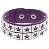 DIEZI Punk Vintage Gothic Goth Men Two Layer Wrap Bracelet Women Harajuku Black PU Leather Star Charm Bracelet Bangles Jewelry