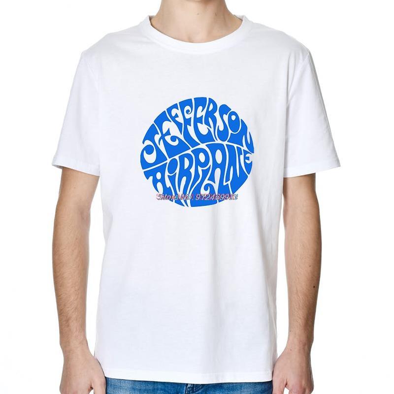 

Jefferson Airplane White Rabbit Stoner Psychedelic Rock Graphic T Shirts Summer Cotton Short Sleeve Tee New Shirts And TShirts S