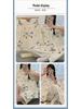 Summer Fashion Pajamas: Women's Short Sleeve Three-Piece Set with Cartoon Pacha Dog Design, Suitable for Home or Outdoors