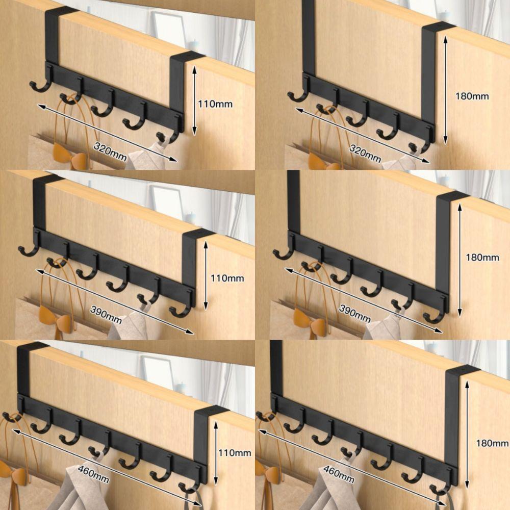 Wall Hanging Over-the-Door Organizer No Drilling Coat Towel Holder New Clothes Hanger  Home Use