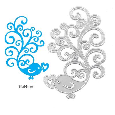 Heart Lace Bird Cutting Dies Metal Stencil DIY Scrapbooking Album Paper Card Embossing Craft Die Cut Animal