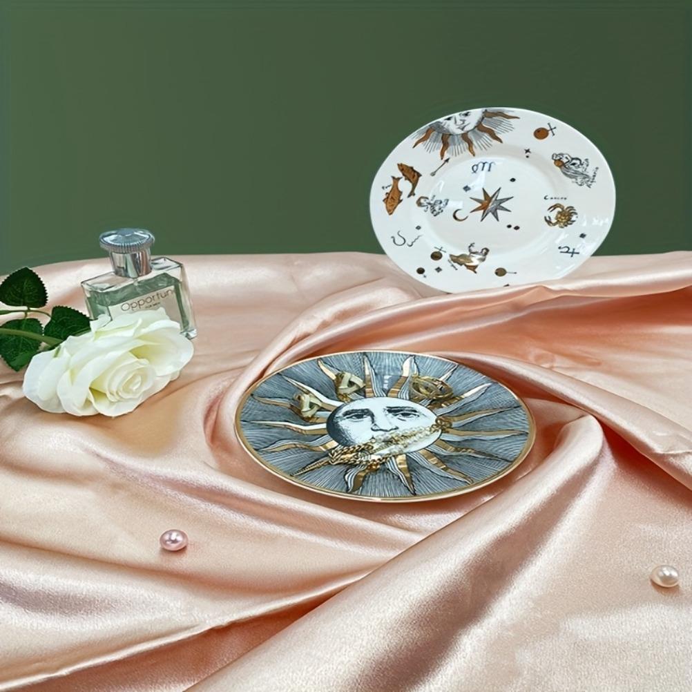 Kreative Augen Wandhängeplatten Retro Schmuckschale Kunst Wohnzimmer 8-Zoll Hängendes Schmuckaufbewahrungstablett Heimdeko Artikel