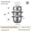 316L Stainless Steel Multi-Layer Steamer Pot for Steaming, Cooking, and Stewing – Induction and Gas Compatible.