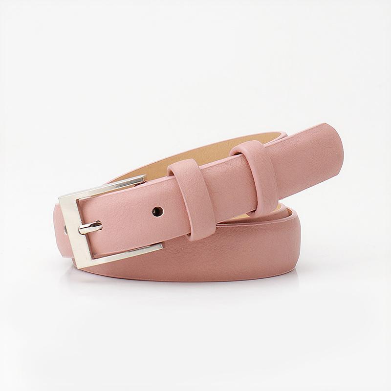 Belt Women'S Fashion Alloy Pin Buckle Women'S Belt Simple Casual Decoration Jeans Belt