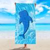 1pc Ultra fine fiber large animal printed beach towel, quick drying soft and absorbent outdoor swimming towel