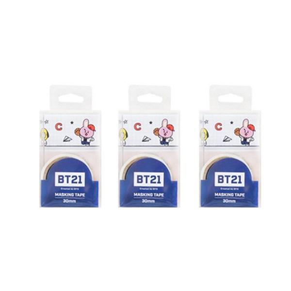 

Лента малярная Line Friends BT21 30мм, белая, 3 шт.