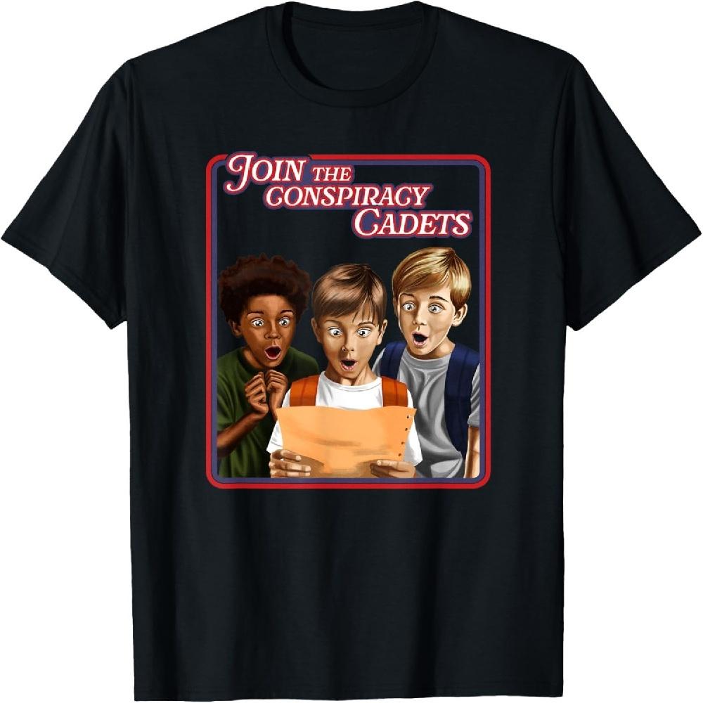 Join The Conspiracy Cadets Conspiracy Shirt - Adult Humor T-Shirt XXXXXL чёрный