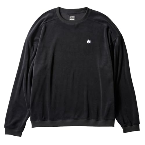 LOGOS by LIPNER [General Medical Device] Body Recovery Velvet Sweatshirt, Black, XL, 35212711, Fatigue Recovery Wear, Recovery Wear, Gift