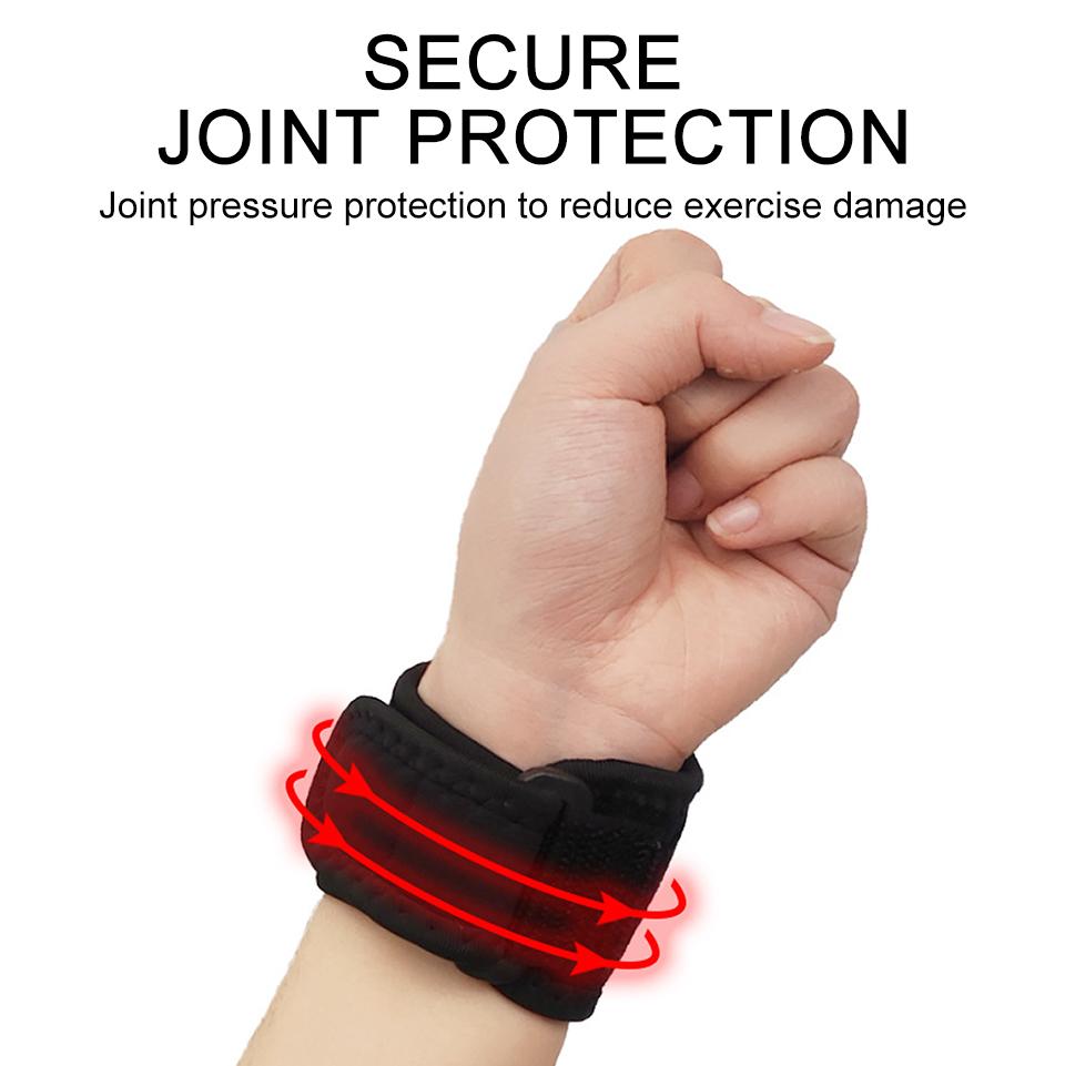 Adjustable Wrist Strap Compression Brace Weightlifting Wrist Support Men