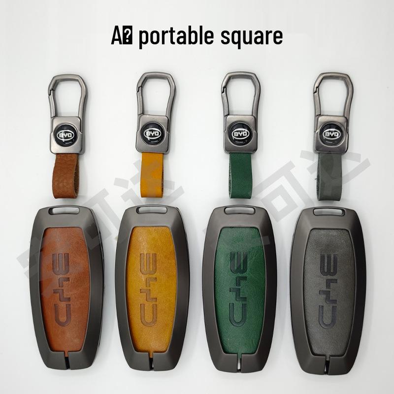 BYD Car Key Metal Protective Cover for Yuan Pro, D1, Qin Plus, E1, E2 Models