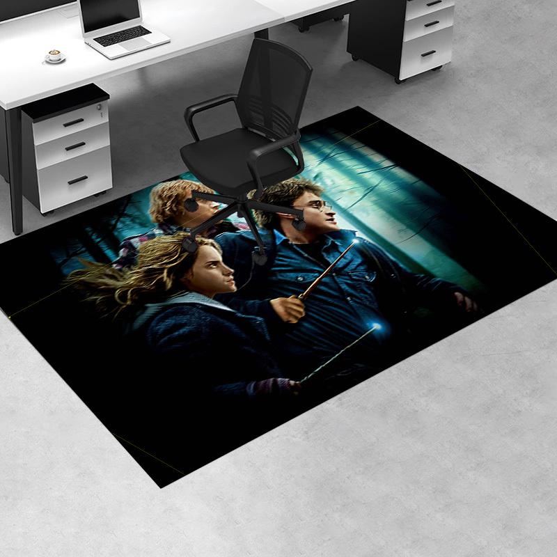 

Harry Potter and the Deathly Hallows Part 2 Poster Print Office Mat Home Decor Office Desk Chair Rugs Chair Carpet for office Chair Mat Gift 60cm by 90cm