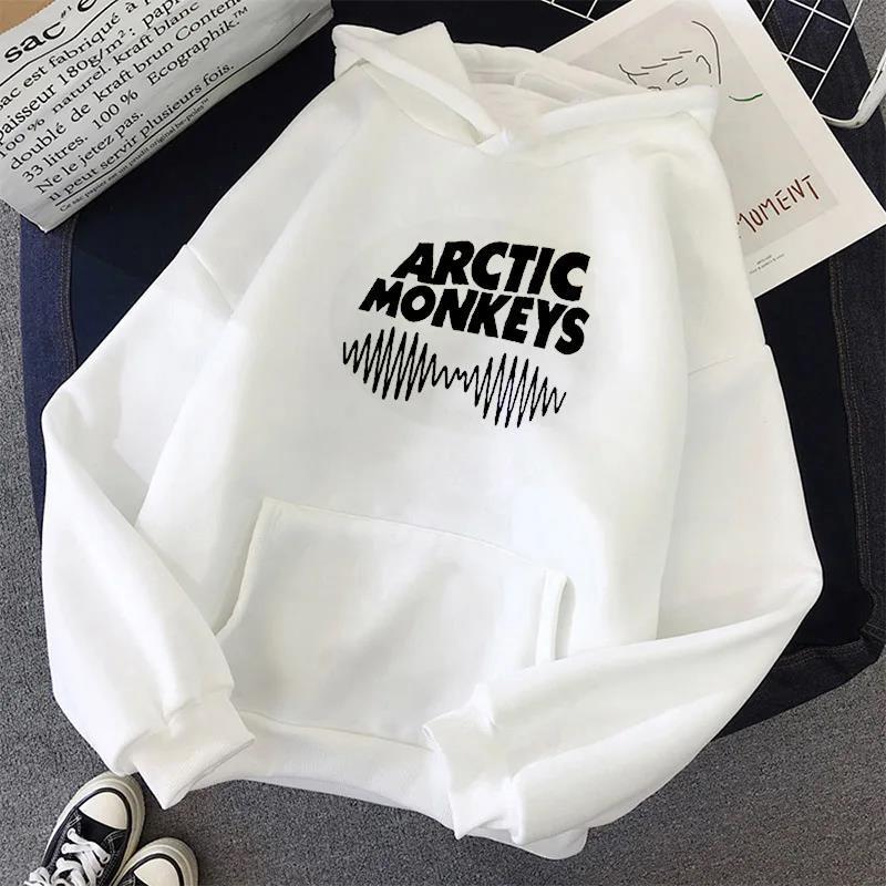 Rock Band Arctic Monkeys Print Sweatshirts Autumn Men's and Women's Fashionable Hip-hop Sportswear Rapper Wei