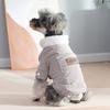 Autumn Winter Dog Clothes Soft Warm Pet Fleece Jacket Coat Fashion Pink Grey Costume for Small Medium Dogs Cats Schnauzer Yorkshire Pet Supplies