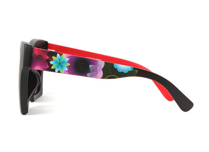 Sodamon Horn-Rimmed Sunglasses Fashion Black Sunglasses Mirror Sunglasses Ht602-C09
