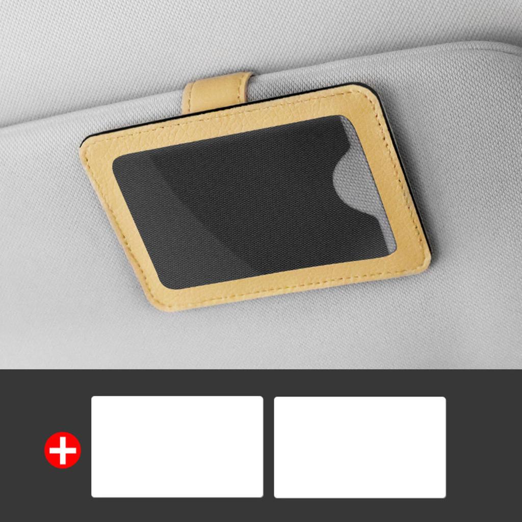 Auto Car Sun Visor Organizer Multifunctional Business Cards and Photos Holder Pouch Auto Interior Accessories