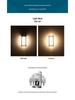 Waterproof Outdoor LED Wall Light for Bedroom, Entrance, Villa, Balcony, or Corridor.