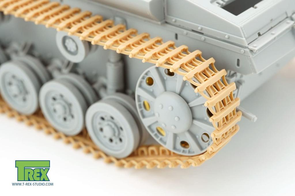 T-Rex Studio 1/35 Scale Model Kit for Panzer III/IV Tanks, Type 1 Short Tooth Rig, Plastic Model Parts, TR85032, Molded in Color