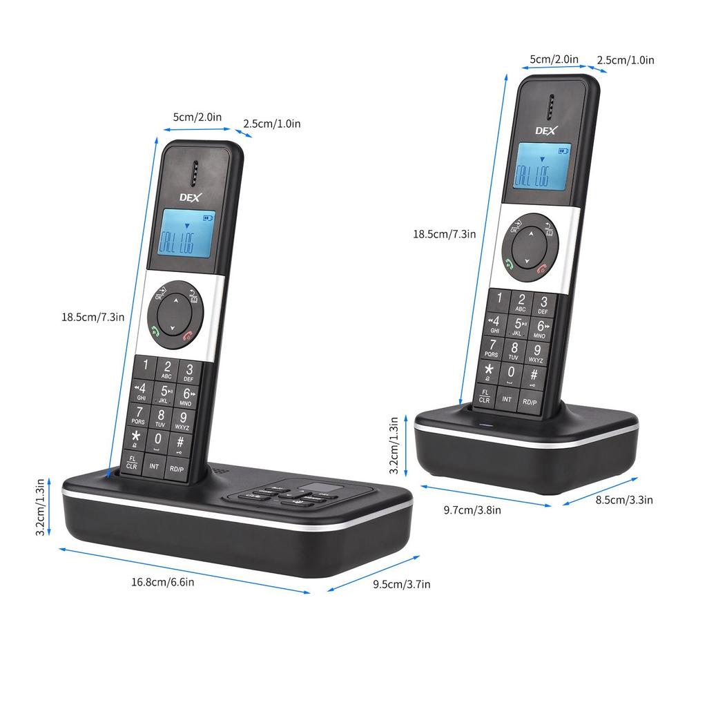 Radiotelephone with Two Handsets Home