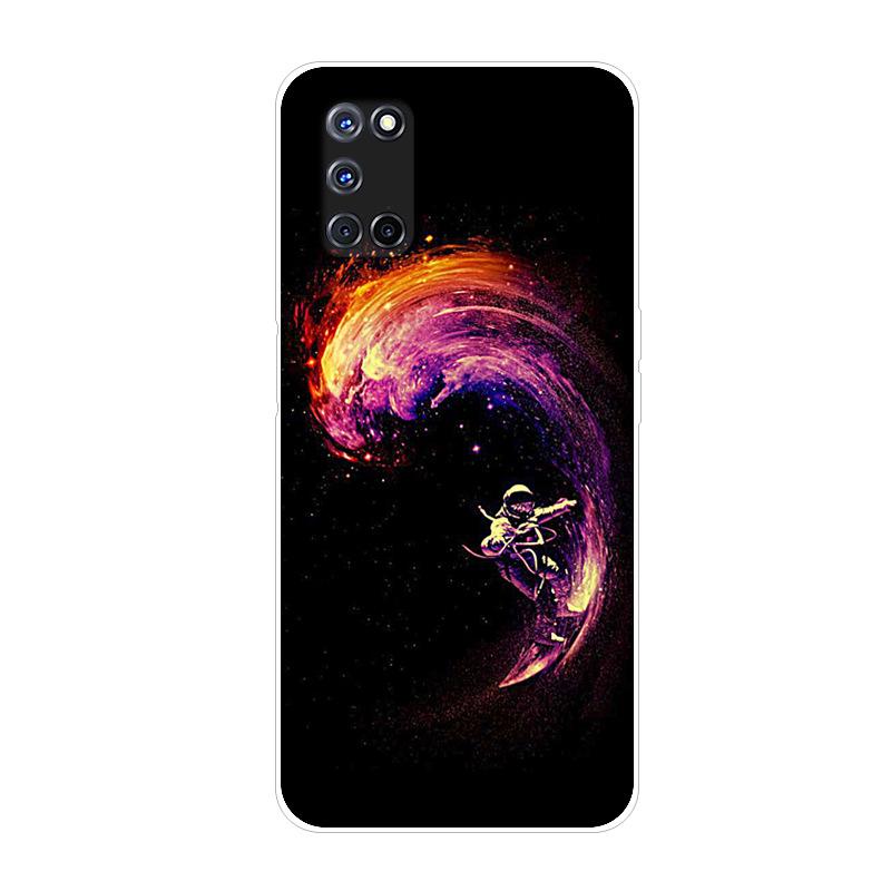 For Coque OPPO A52 Case A 52 Cute Painting Soft TPU Silicon Back Cover For OPPO A72 2020 A 72 Phone Cases For OPPO A52 A92 Capa