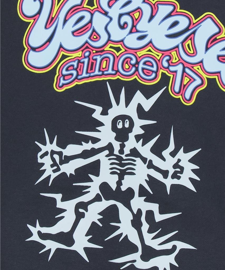 Y.E.S Lightning Bear Hoodie Charcoal